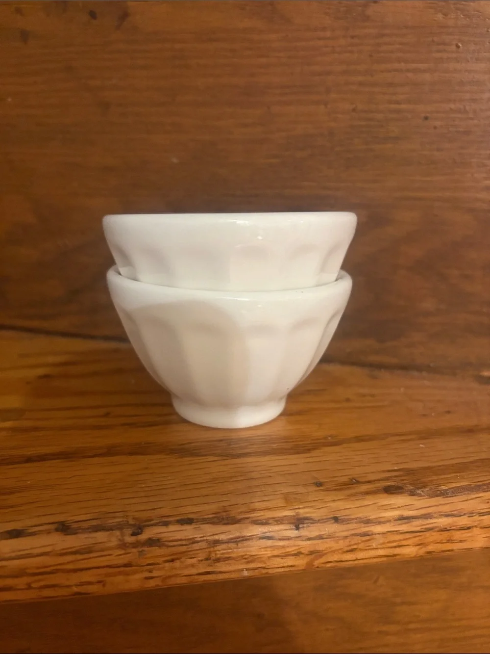 2 Anthro Amelie latte mini bowls